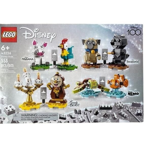 Lego Other - LEGO Disney Duos Collectible Figures 43226 Moana Nemo Beauty Beast 553 PCs New